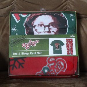 PAJAMA SLEEP SET ~ A Christmas Story ~ NEW